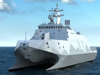 Tuo Chiang Stealth Corvette 3D model