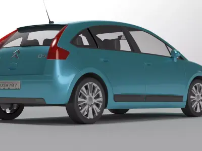 Citroen C4 3D model