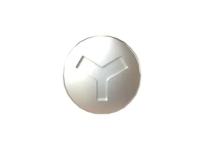 Screw v7 001 Low-poly 3D model