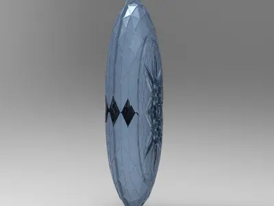 Cyberpunk Gangster elite dome shard tower ruin 1 3D model
