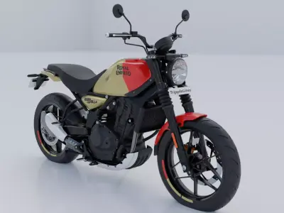 Royal Enfield Guerrilla 450 3D Model 3D model