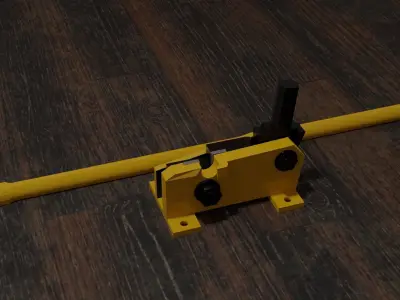 Rebar Cutter Low-poly 3D model