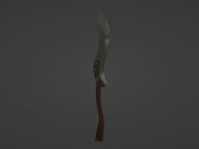 NATURE SWORD Low-poly 3D model