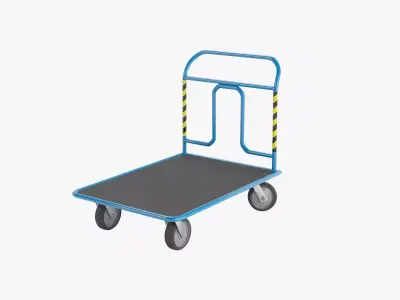 Transport Platform Trolley 3D model