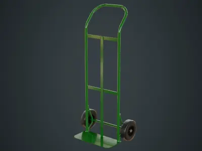 Hand Truck 4A Low-poly 3D model