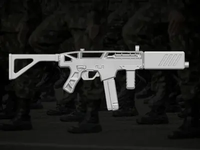 Cyber Punk Accessory Collection for Action Figures 3D print model