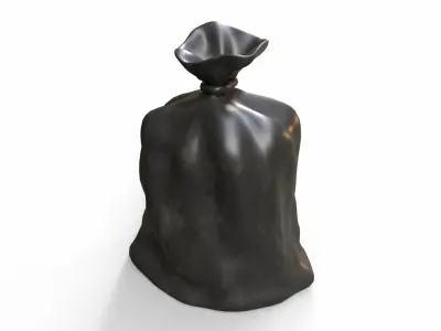 Trash bag Game Ready Low-poly 3D model purchase
