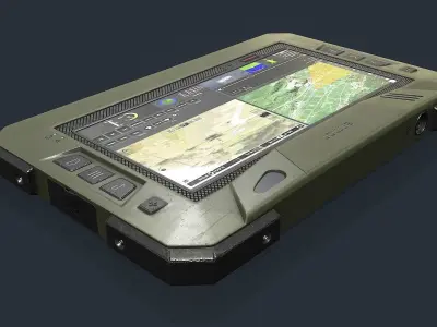 Generic Rugged Military Tablet 3D model