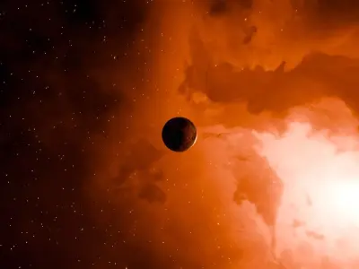 Pyreveil Nebula HDRI 16k seamless 3D model