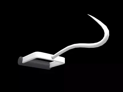 Hay Hook v1 002 Low-poly 3D model