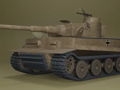 Tiger I 3D model