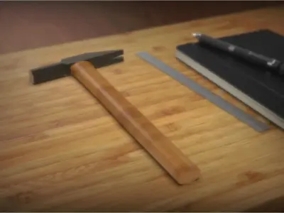 Tack Hammer 3D print model