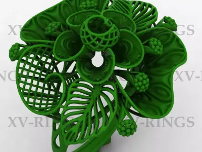 NEW TURKISH RING XV-06 3D print model
