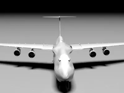 Airplane transport aircraft 3D model