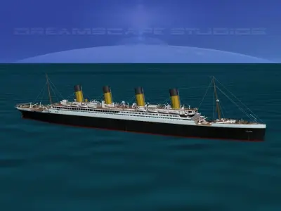 RMS Titanic 3D model from CGTrader