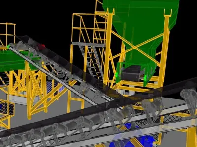 lay out refractory brick extruder Free 3D model