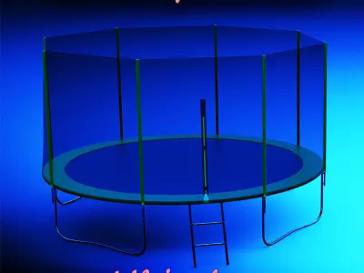 Trampolines for sports fitness and fun 3D Model Pack