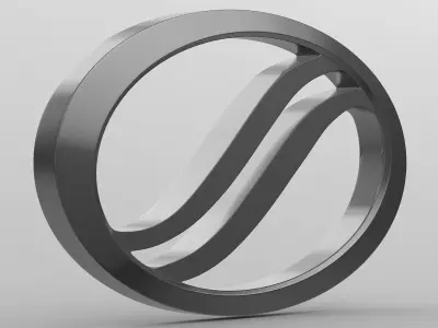 btz logo 3D model