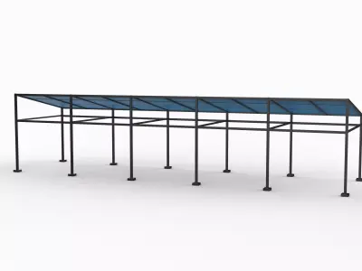 parking frame 3D model