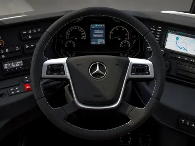 Mercedes Benz Travego Cockpit 3D model