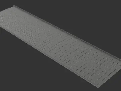 Cable Tray 750mm x 3000mm TYPE1 3D model