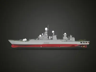 Jiangwei Class frigate 3D model