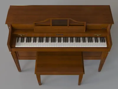 Baldwin Howard Spinet Piano 3D model