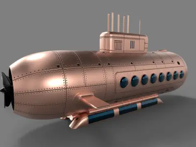 Tourist Submersible 3D model buy