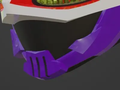 Kamen rider Geats Zombie form JAW PART ONLY 3D printable 3D print model