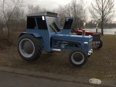 Cabin tractor 3D model