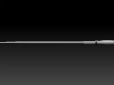 High-poly model sword sheath 3D model