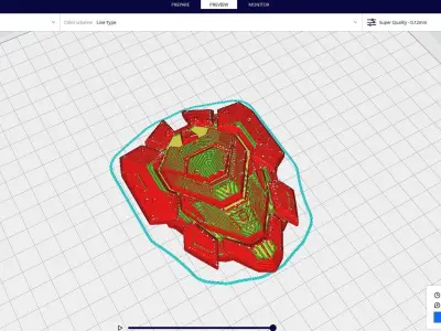  sci-fi fantasy shield  3D print model