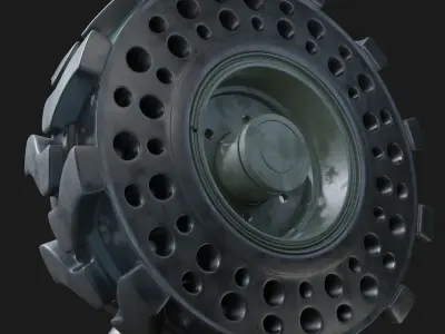 Future Truck Wheel NPT 02 3D model