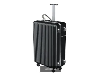  Suitcase Collection 3D Model Pack