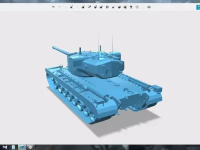 Heavy Tank T 29 3D print model