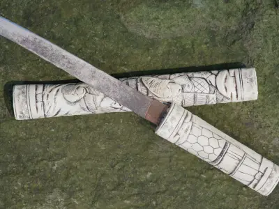 Japanese Tanto 3D model