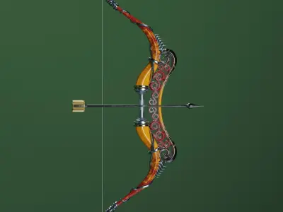 Bow and Arrow 3D model get