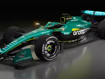 2026 Aston Martin F1 Showcar plus Photoshop files 3D model