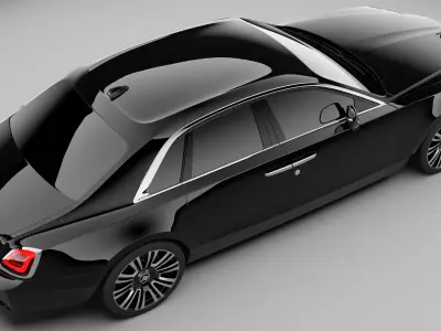  2021 Rolls-Royce Ghost With Inteiror 3D model