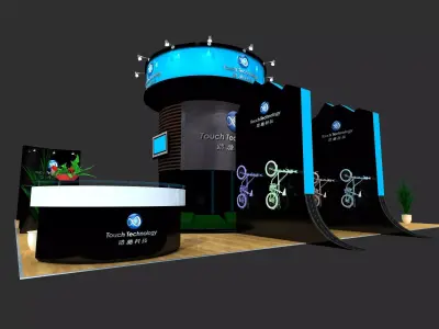 Exhibition - Area -10X10-3DMAX2012-054 3D model