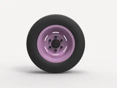 Car wheel 2 3D model