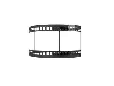 Video Film v2 001 Low-poly 3D model