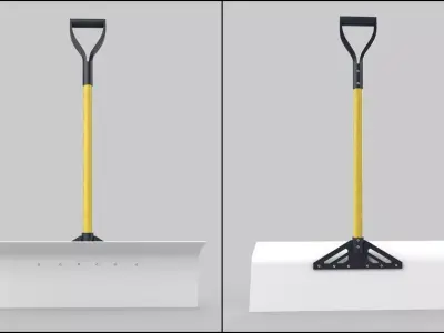 Snow Shovel 01 Low-poly 3D model