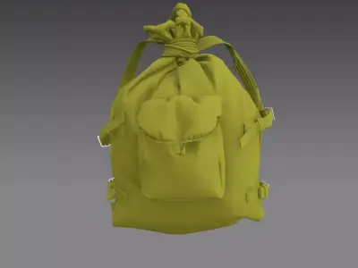 Army Duffel Bag 3D model