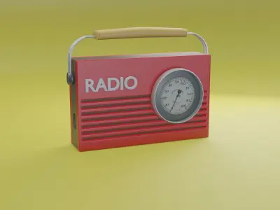 Radio Free 3D model