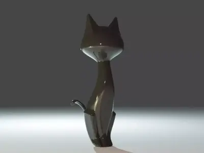 Cat 3d model Free 3D model purchase