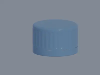 Plastic Bottle Cap 3D model
