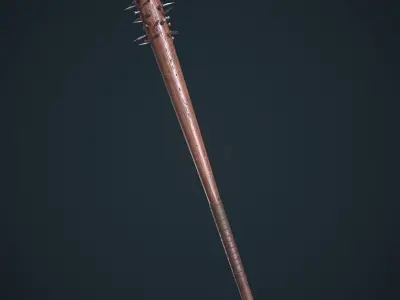 Game Ready Baseball bat Melee weapon pack Low-poly 3D model