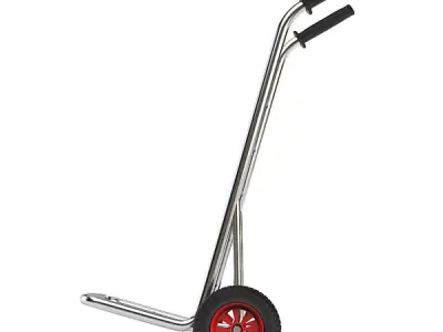 Hand truck 3D model 10