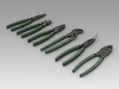 Pliers  3D model purchase